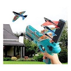 Airplane Launcher Gun for Kids with 4 Glider Planes Toy  (Assorted) - GillKart