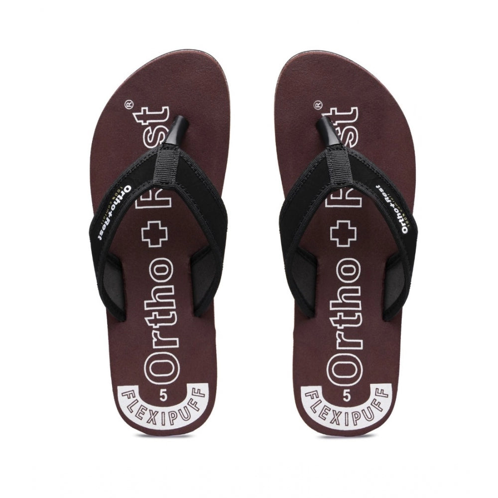 Unisex Rubber Comfortable Orthopedic Doctor Slipper and Flip Flops (Maroon) - GillKart