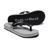 Unisex Rubber Comfortable Orthopedic Doctor Slipper and Flip Flops (Grey) - GillKart