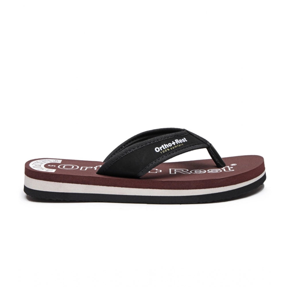 Unisex Rubber Comfortable Orthopedic Doctor Slipper and Flip Flops (Maroon) - GillKart