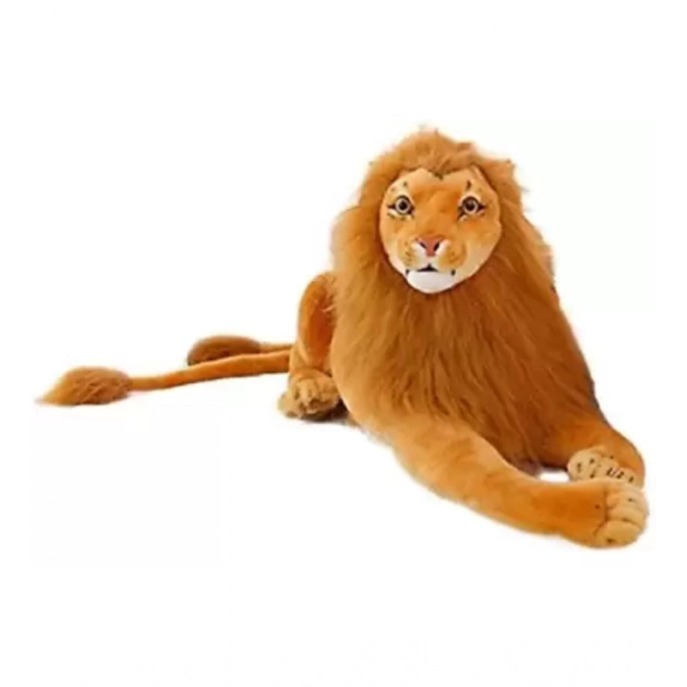 Gujrati Lion Stuffed Plush Toy (Brown) - GillKart