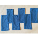 Solid Cotton Napkins Sets (Blue) - GillKart