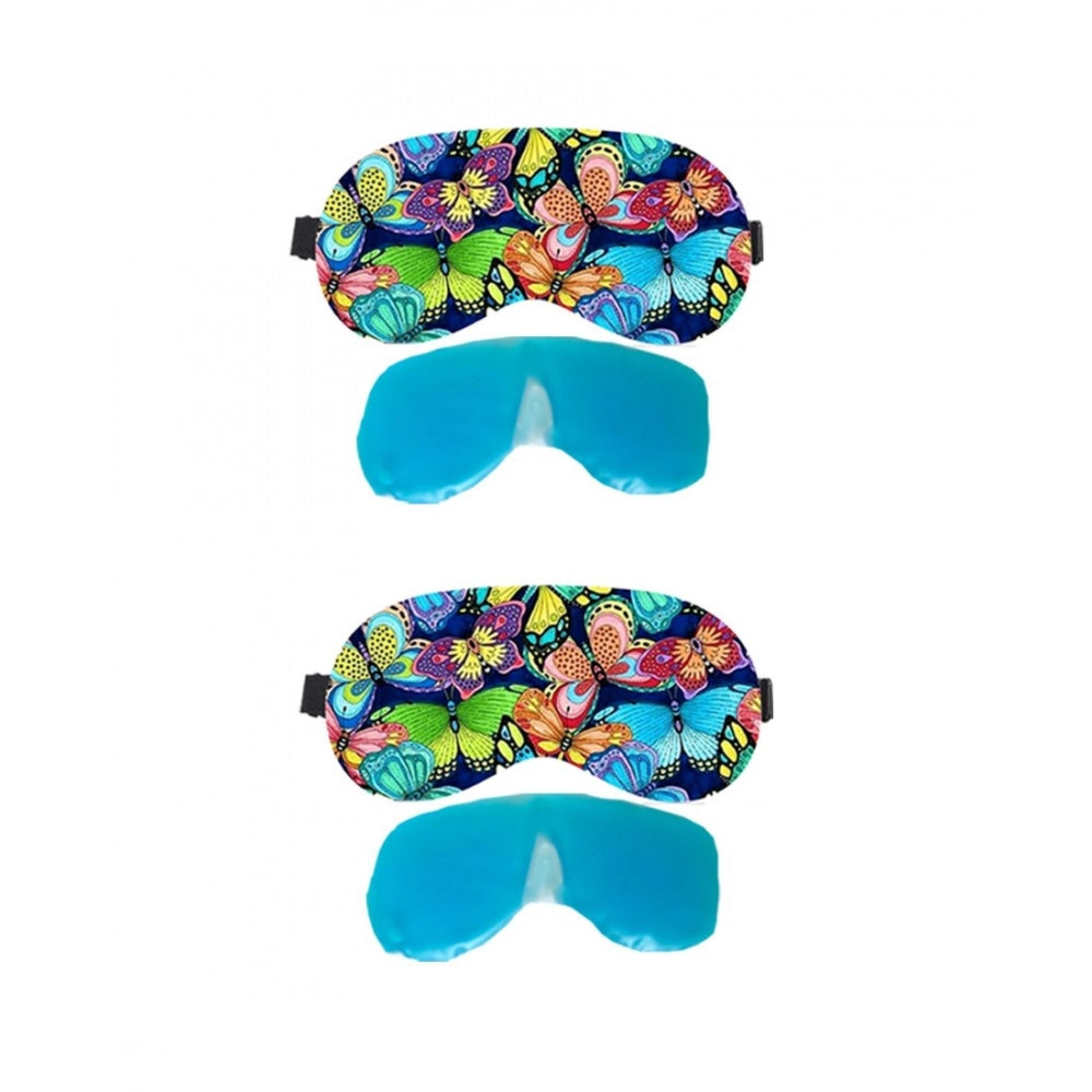 Printed Polyester Eyemasks (Multicolor) - GillKart