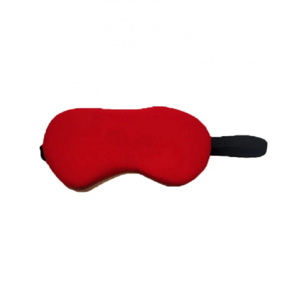 Solid Lycra Foam Eyemasks (Red) - GillKart