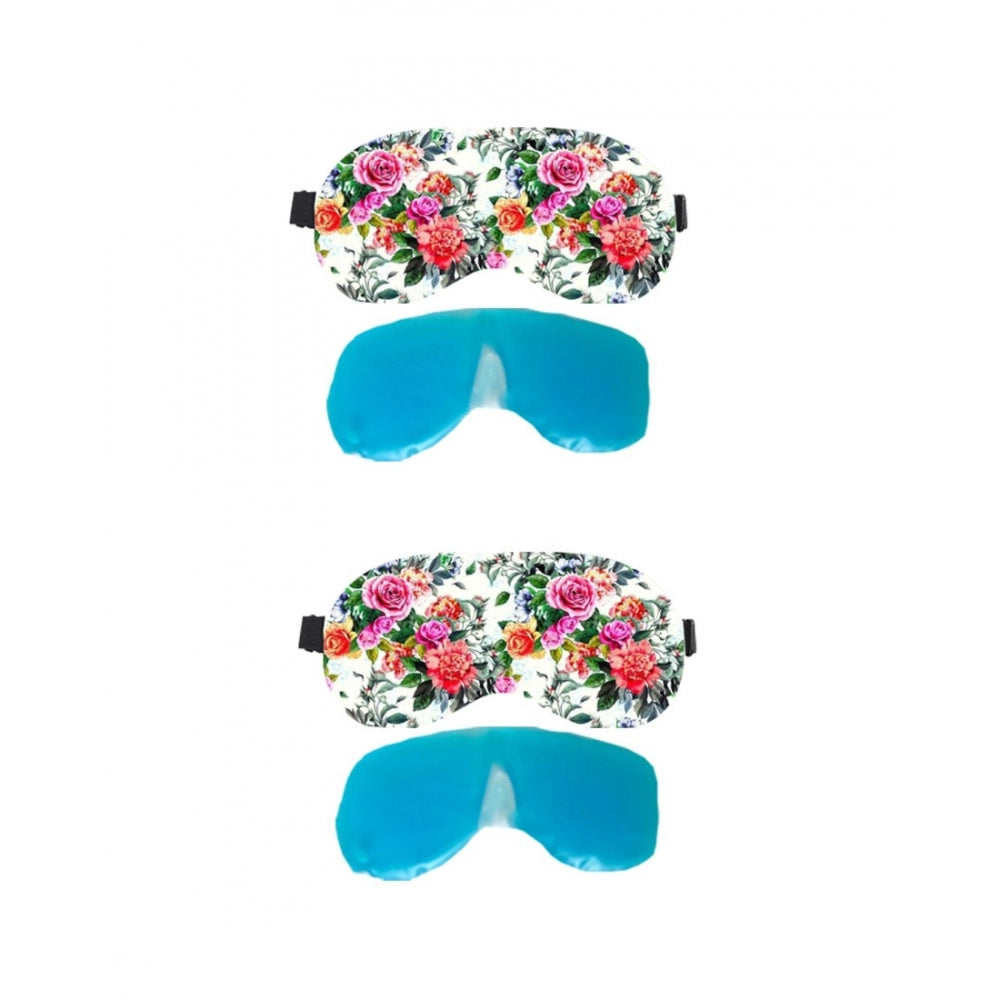 Printed Polyester Eyemasks (Multicolor) - GillKart