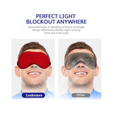 Solid Lycra Foam Eyemasks (Red) - GillKart