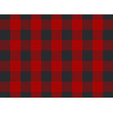 Checked Cotton Place Mats Sets (Red &amp; Black) - GillKart