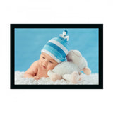 Baby Photo Painting with Synthetic Photo Frame (Multicolor) - GillKart