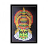 Kerala Traditional Kathakali Painting with Synthetic Photo Frame (Multicolor) - GillKart