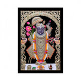 Shrinathji Painting with Synthetic Photo Frame (Multicolor) - GillKart