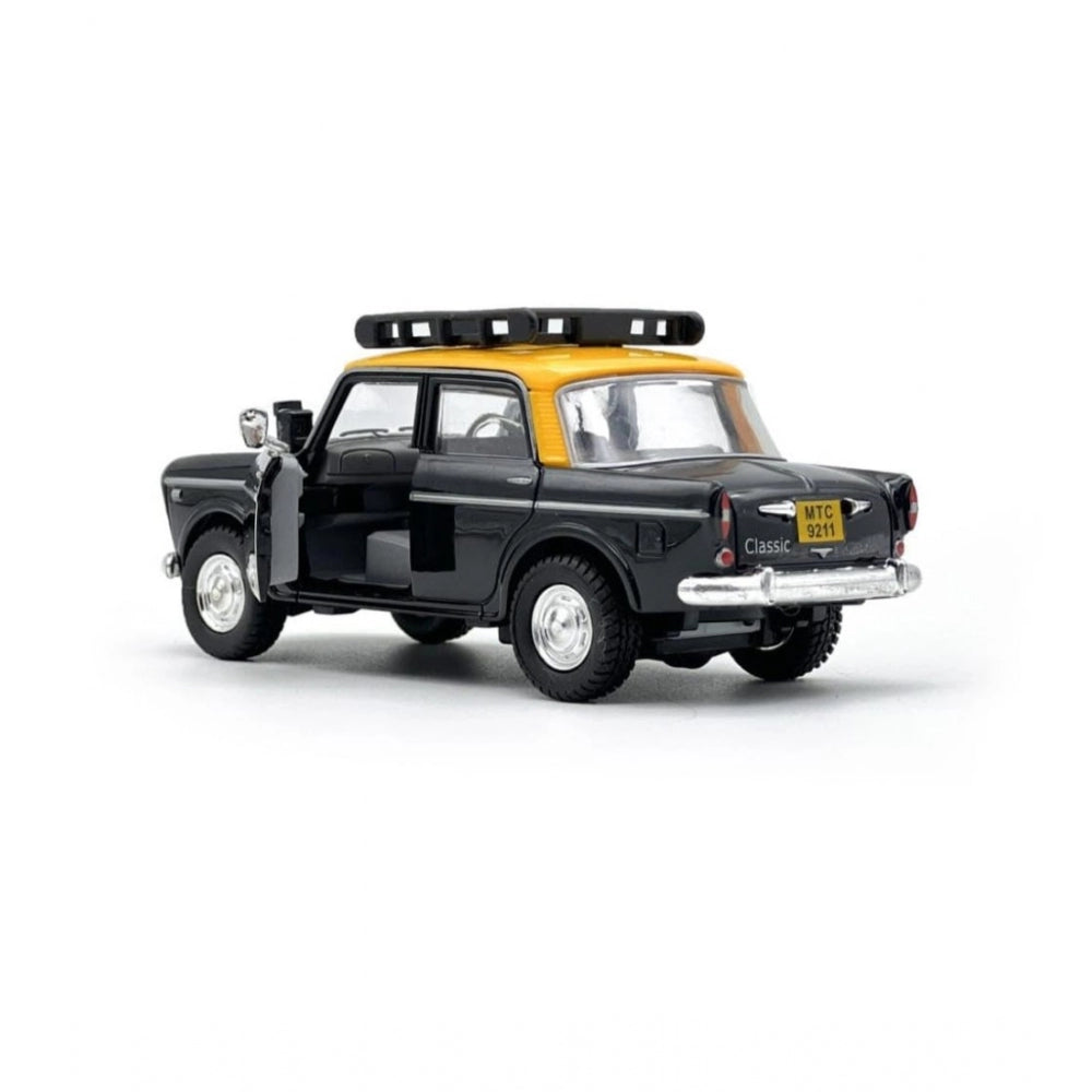 Plastic Bombay Ambassador Taxi Car (Black) - GillKart