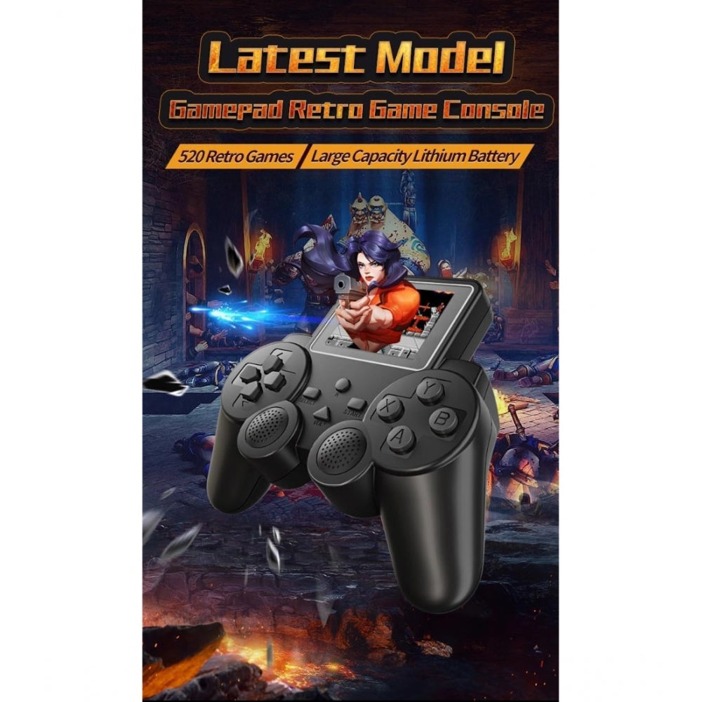 Plastic Handheld Gaming Console (Black) - GillKart