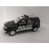 Plastic Police Interceptor Car (Black) - GillKart