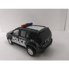 Plastic Police Interceptor Car (Black) - GillKart