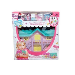 Plastic Dollhouse For Girls With Furniture (Multicolor) - GillKart