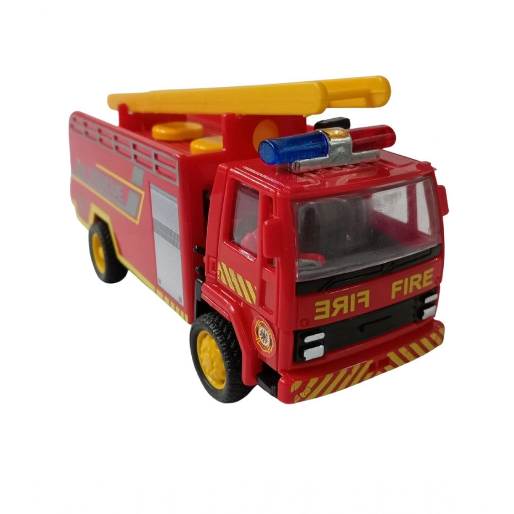 Plastic Fire Tender Truck  (Red) - GillKart