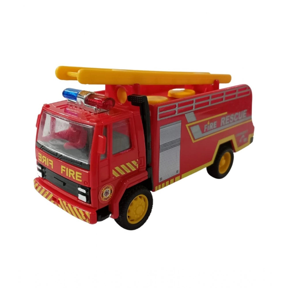 Plastic Fire Tender Truck  (Red) - GillKart