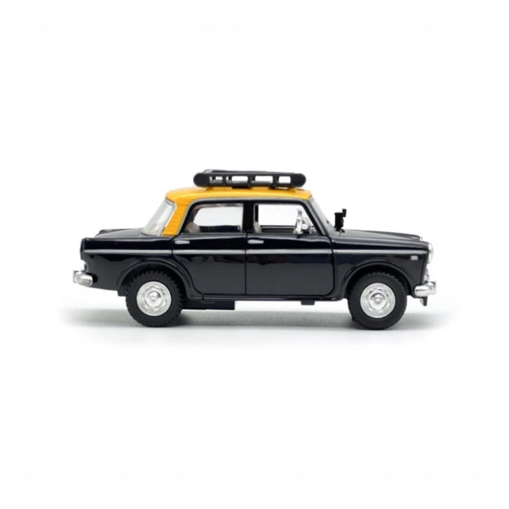 Plastic Bombay Ambassador Taxi Car (Black) - GillKart