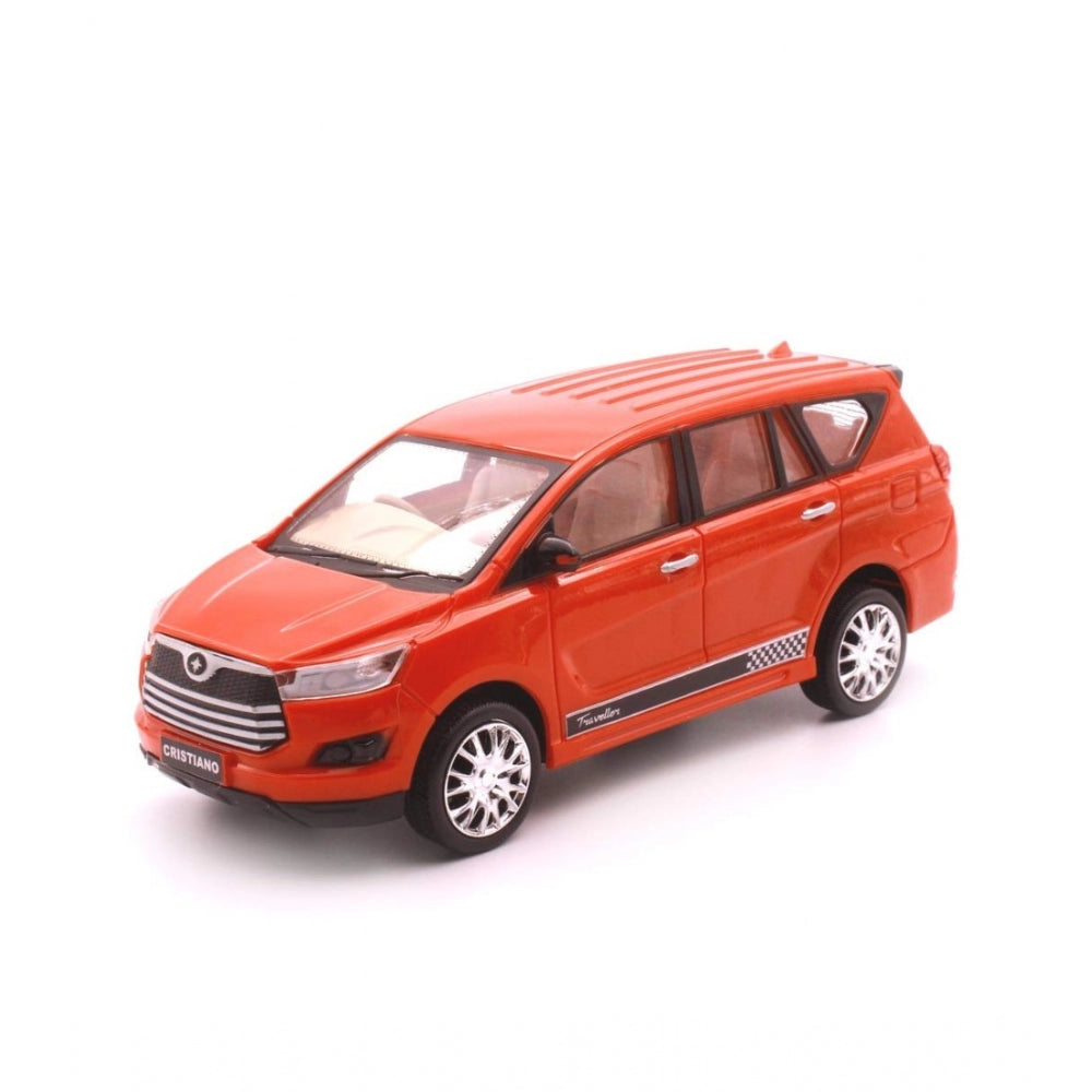 Plastic Innova Crysta Pull Back Car (Red) - GillKart