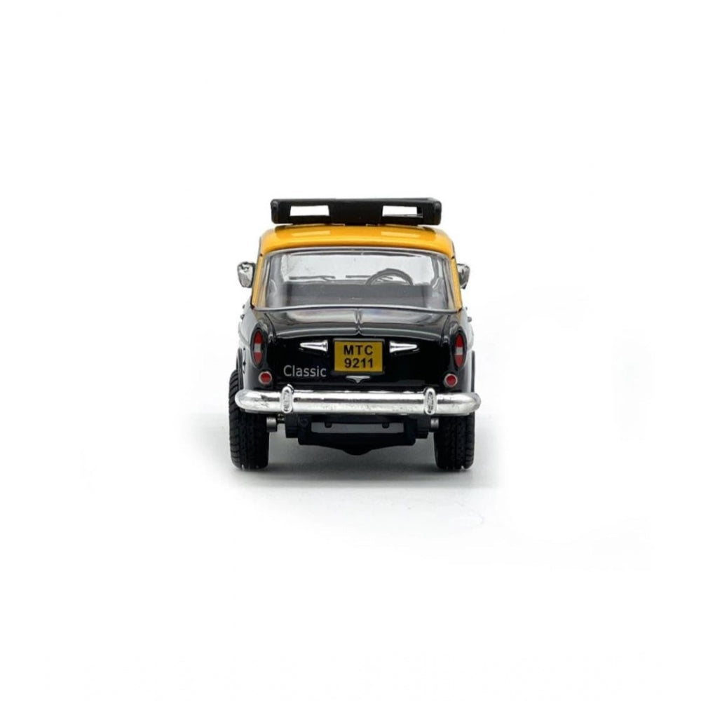 Plastic Bombay Ambassador Taxi Car (Black) - GillKart