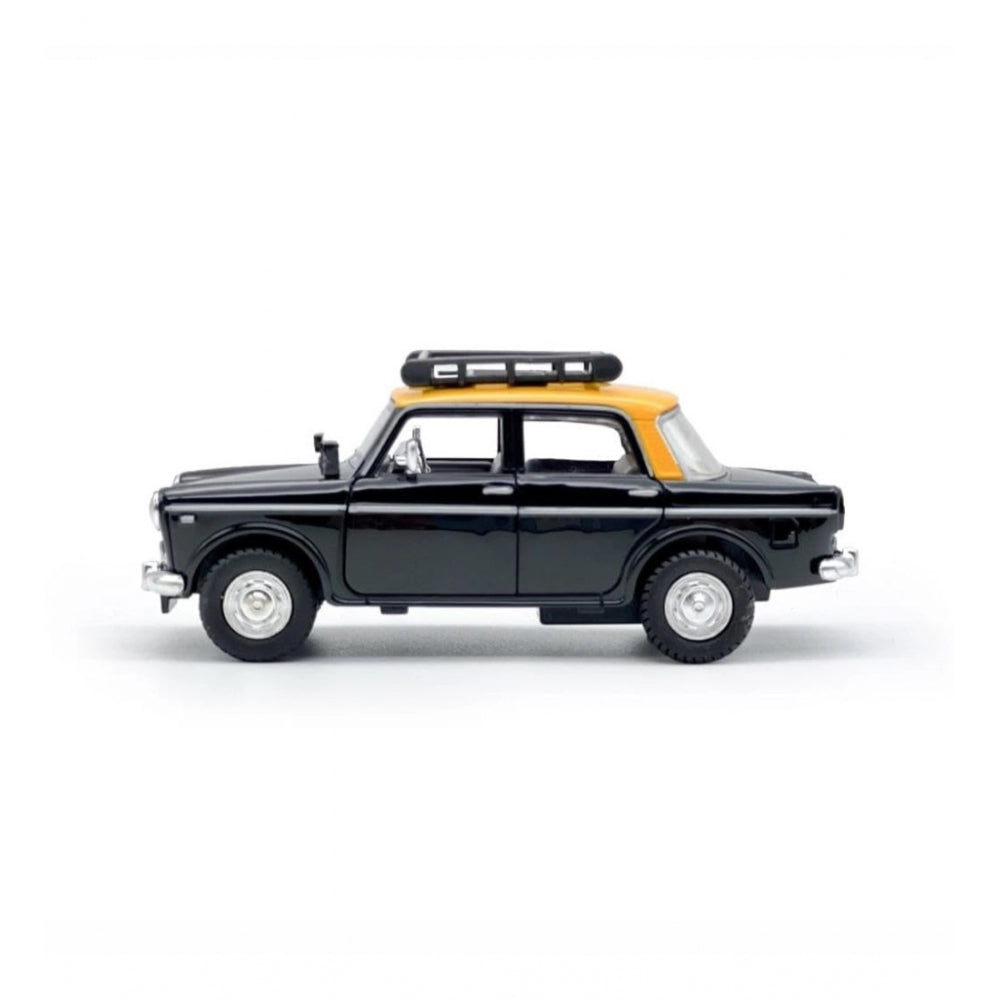 Plastic Bombay Ambassador Taxi Car (Black) - GillKart