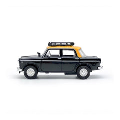 Plastic Bombay Ambassador Taxi Car (Black) - GillKart