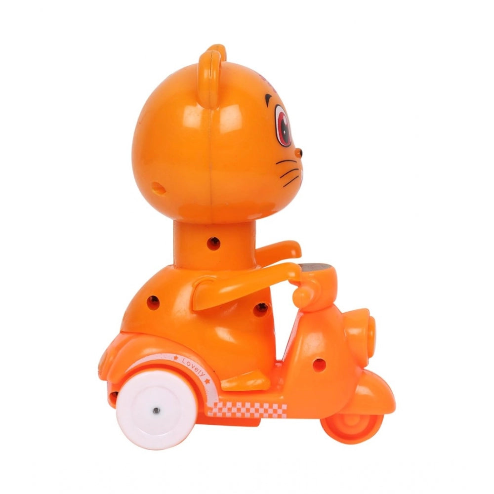 Plastic Kitty Push And Go Friction Toy For Kids (Assorted) - GillKart