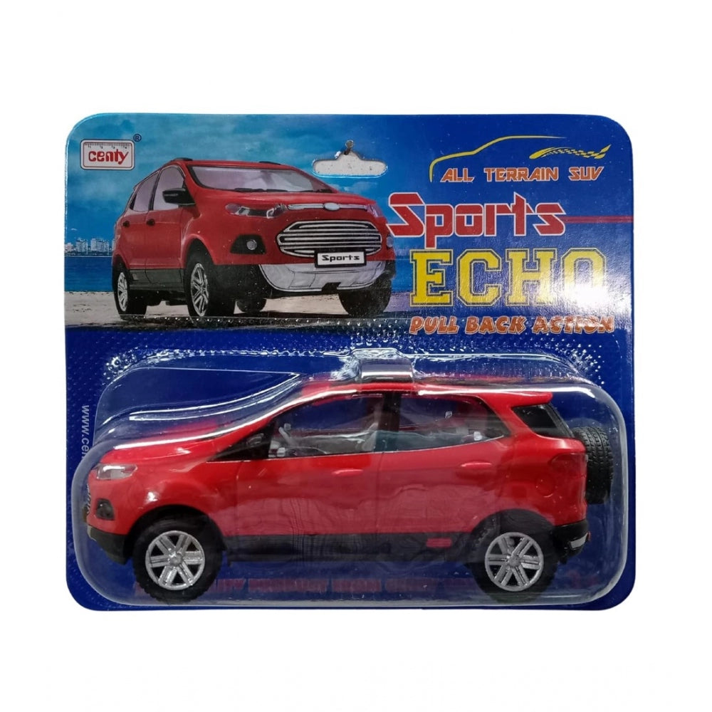 Plastic Sports Echo Toy Car Kids (Red) - GillKart