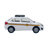 Plastic Ola Uber Swift Taxi Model Car Openable Doors Pull Back Action Collectible Car For Kids (White) - GillKart