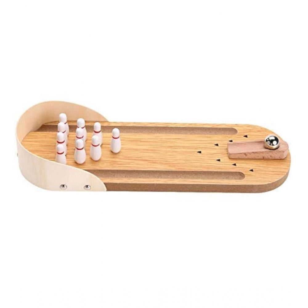 Wood  Mini Fun Wooden Bowling Game (Wooden) - GillKart