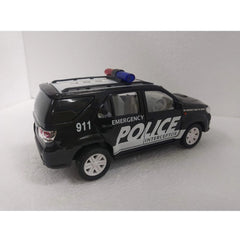 Plastic Police Interceptor Car (Black) - GillKart