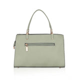 Women's Faux Leather Textured Adjustable Long Belt Handbag (Green) - GillKart