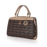 Women's Faux Leather Printed Handbag (Hilver)