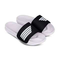 Men's Rubber Comfortable Flip-Flops and Slippers (Black) - GillKart