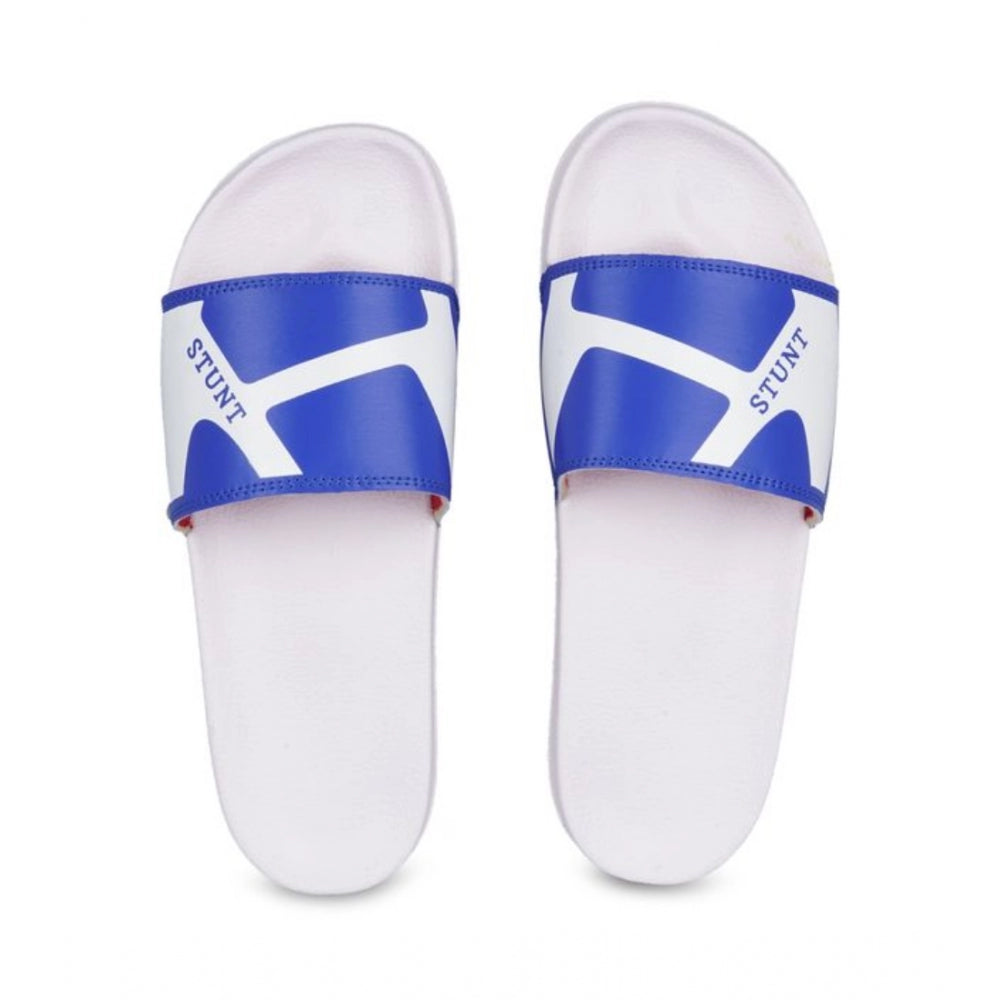 Men's Rubber Comfortable Flip-Flops and Slippers (Blue) - GillKart