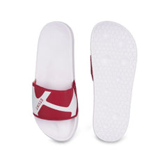 Men's Rubber Comfortable Flip-Flops and Slippers (Maroon) - GillKart