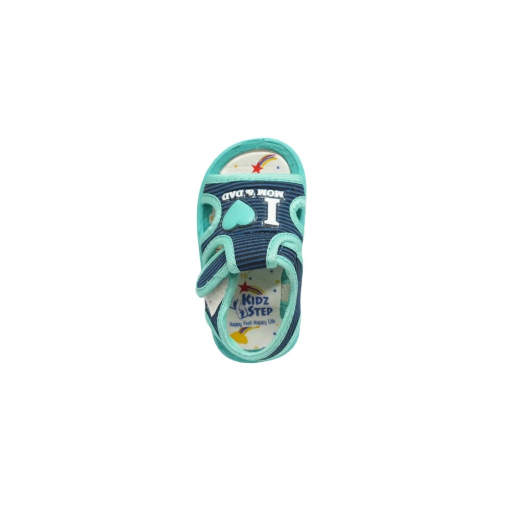Kid's Unisex Synthetic Printed Sandals (Sea Green) - GillKart
