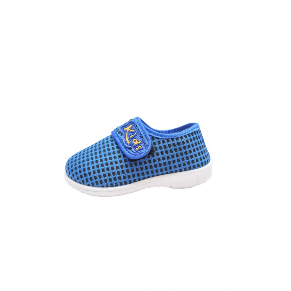 Infant Synthetic Printed Shoe (Blue) - GillKart
