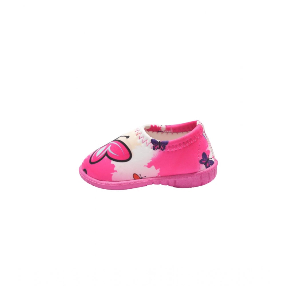 Infant Synthetic Printed Shoe (Pink) - GillKart