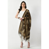 Women's Cotton Printed Dupatta (Mehandi, Length: Free Size) - GillKart