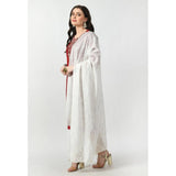 Women's Chanderi Self design Dupatta (White, Length: Free Size) - GillKart