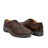 Men's Synthetic Leather Formal Shoes (Brown) - GillKart