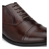 Men's Synthetic Leather Formal Shoes (Brown) - GillKart