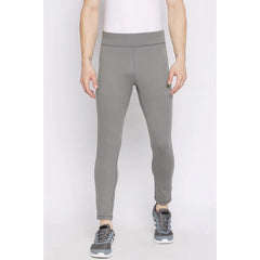 Men's Solid Polyester Tights (Grey) - GillKart