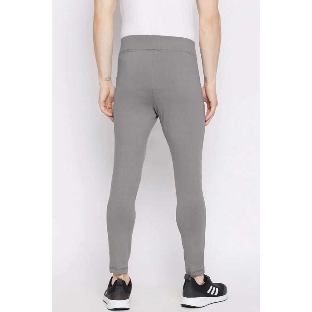 Men's Striped Polyester Tights (Grey) - GillKart