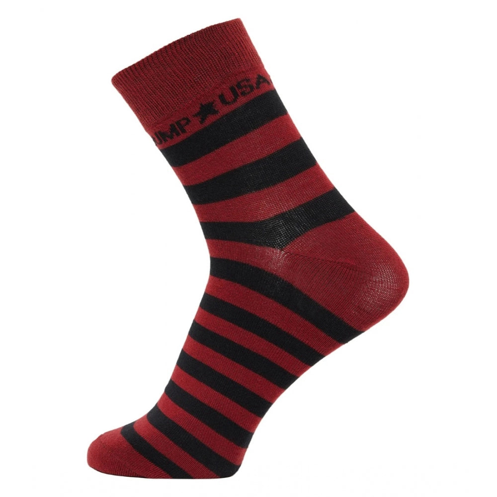 Men's Printed Cotton Spandex Ankle Length Socks (Assorted) - GillKart