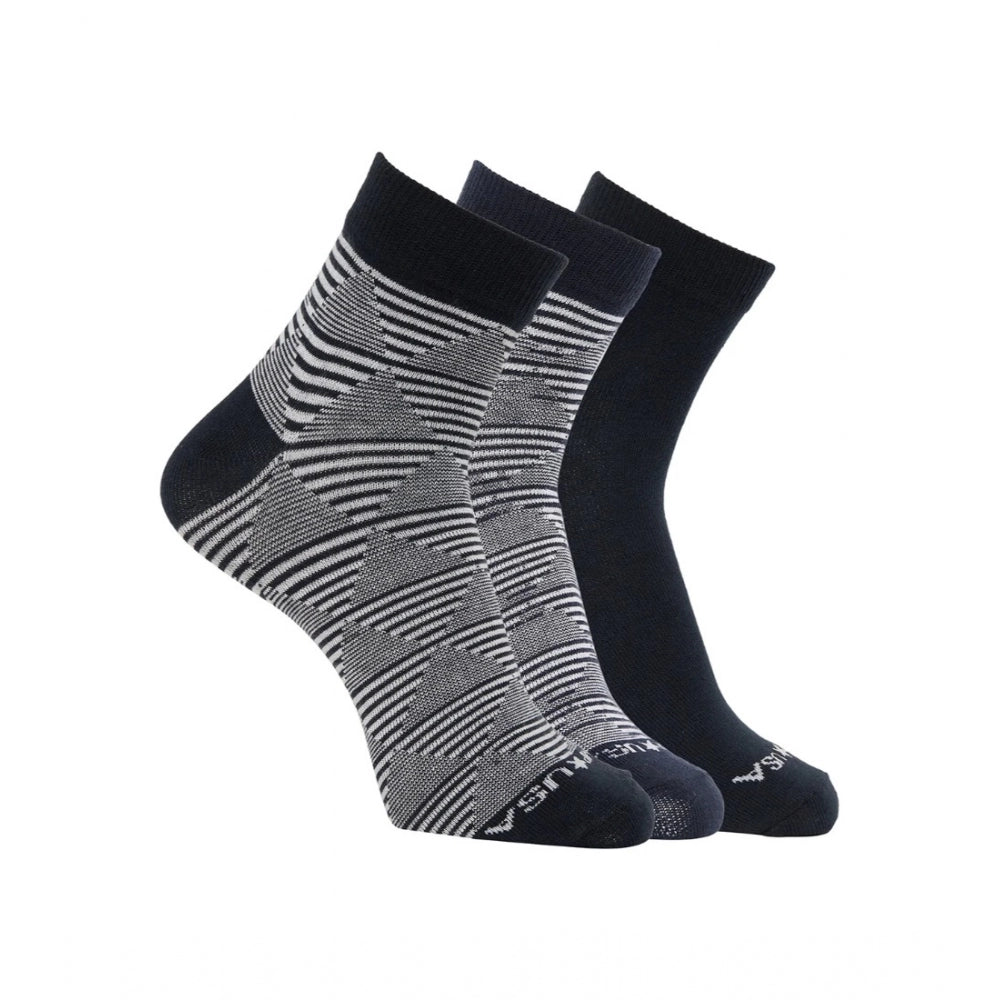 Men's Printed Cotton Spandex Ankle Length Socks (Assorted) - GillKart