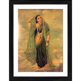 Rambha 1896 Painting With Wood Photo Frame (Multicolor) - GillKart