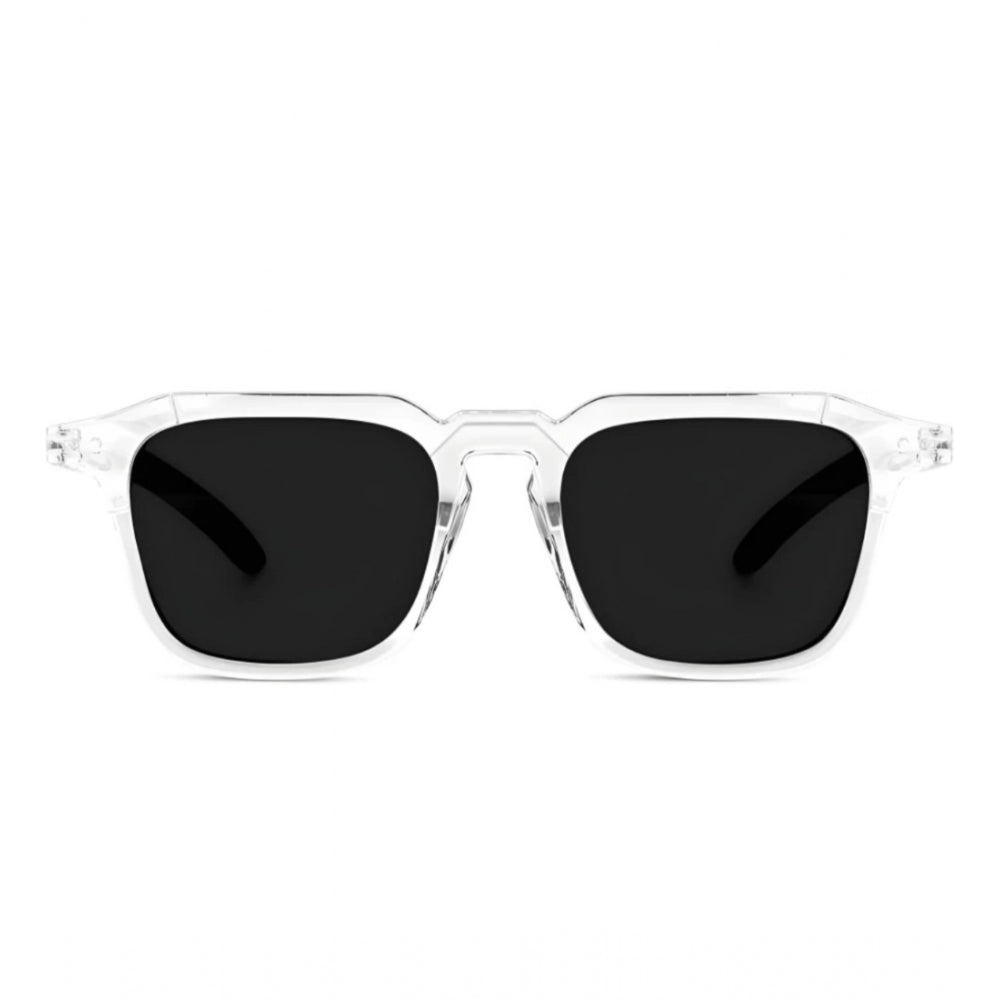 Pack Of 2 Classic Unisex UV400 Protection Sunglasses (White) - GillKart