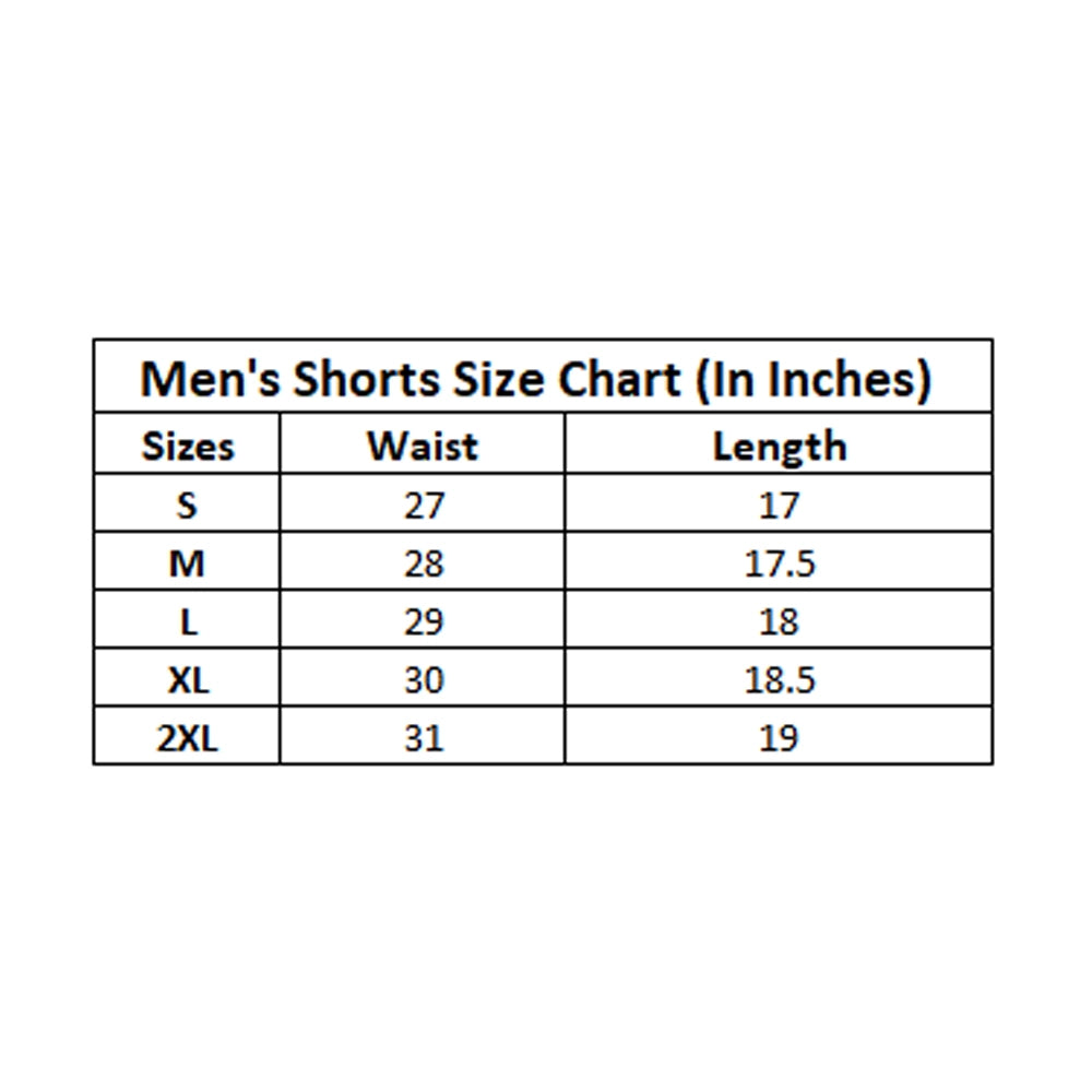 Men's Solid Polyester Above Knee Shorts (Black) - GillKart